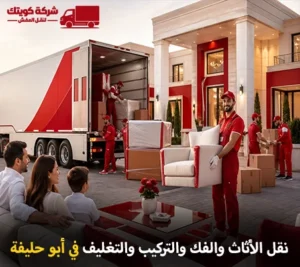 أرخص شركة نقل أثاث وفك وتغليف وتركيب في أبو حليفة 90905157